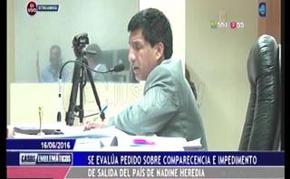 Caso Nadine Heredia: Interrumpen veredicto para reubicar autos