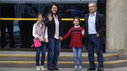 Keiko Fujimori visitó a Alberto Fujimori en clínica Centenario