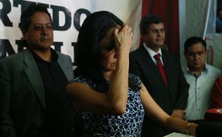 Informan a Policía que Nadine Heredia no puede salir del país