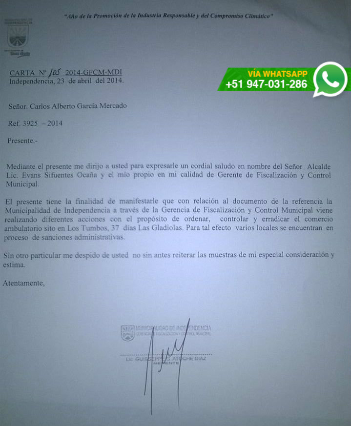 Ambulantes invaden Prolongación Los Gladiolos (Foto: WhatsApp El Comercio)
