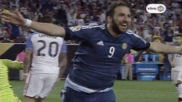 Argentina: Gonzalo Higuaín decretó así 3-0 sobre EE.UU. 