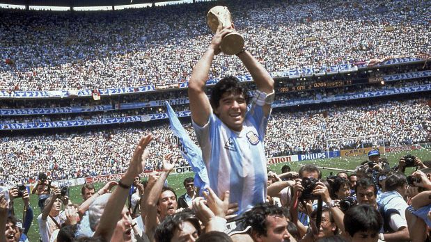 Maradona y la música que lo motivó a ganarle a Inglaterra