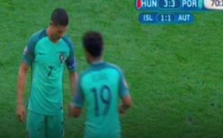 El misterioso papel que Eliseu le dio a Cristiano en el partido