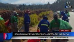 Inti Raymi: recogieron toneladas de basura en Sacsayhuamán