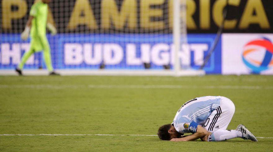 Lionel Messi: su rostro desencajado tras fallar su penal
