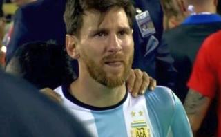 Lionel Messi y su llanto sin consuelo tras perder otra final