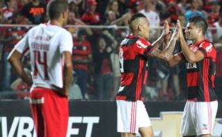 Paolo Guerrero: Flamengo ganó 1-0 a Inter de Porto Alegre