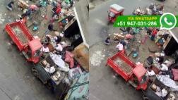 Callao: hicieron de la pista un centro de acopio de chatarra