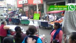Ate: ambulantes convirtieron en mercado calle de Ceres
