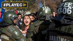 Chile: policías y estudiantes se enfrentaron durante protesta