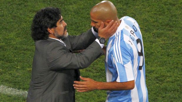 Verón criticizes Diego Maradona: 