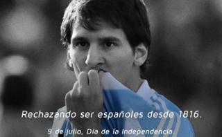 Lionel Messi en el mensaje de TyC por el Bicentenario argentino