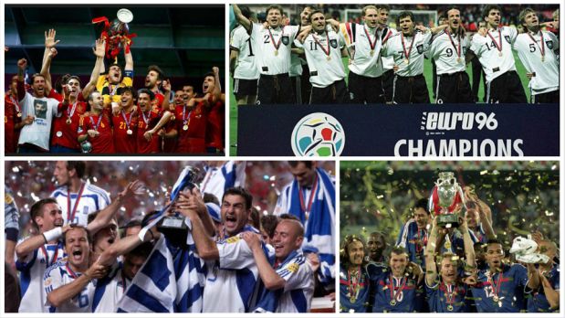 Eurocopa: recuerda a los 10 últimos campeones del torneo