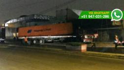 Accidente de trailers genera congestión en Av. Argentina