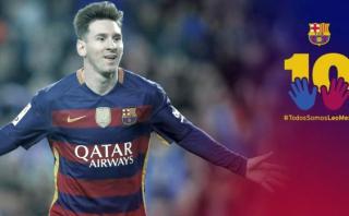 Messi: piden a Barcelona retirar campaña en defensa del '10'