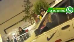 Taxista atropelló a personal de seguridad de centro comercial