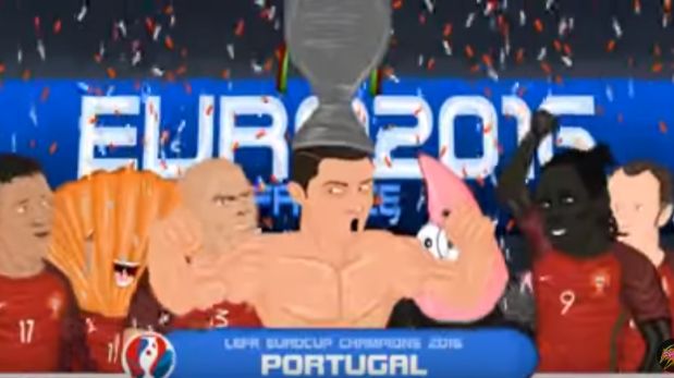 Eurocopa 2016: parodia animada de Portugal es viral en YouTube