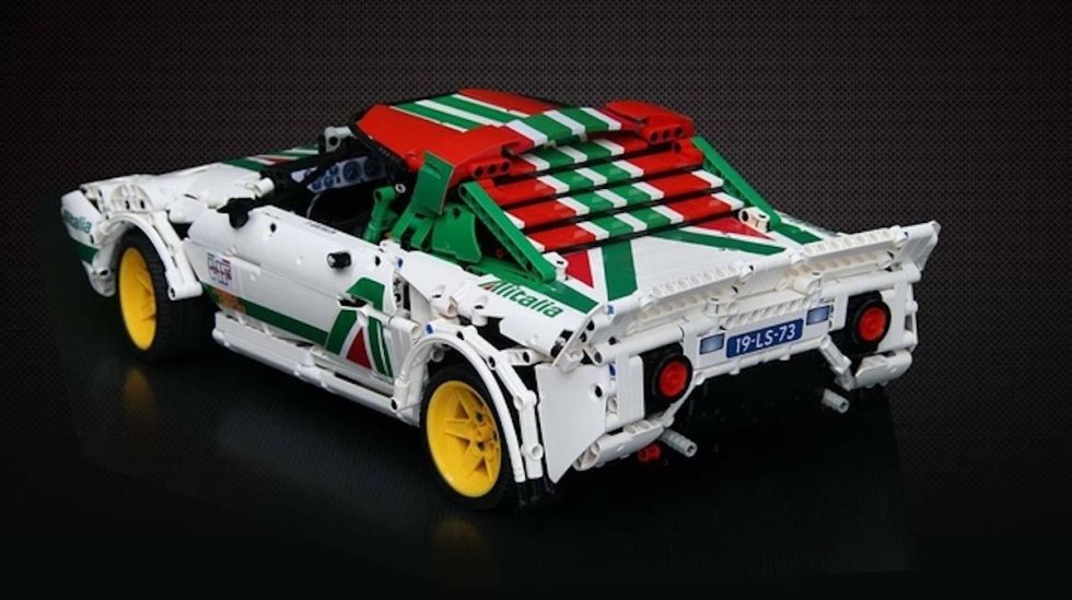 El Lancia Stratos HF ganó el Mundial de Rally en 1974, 1975 y 1976. (Fotos: Lego Ideas)