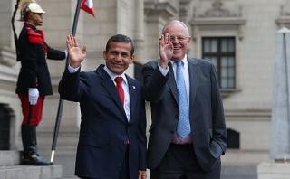 Ollanta Humala y PPK se reunieron en Palacio de Gobierno