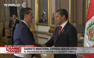 Ollanta Humala se despidió de gabinete antes de cambio de mando