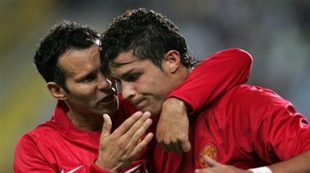 Cristiano y el fuerte regaño de Ryan Giggs en Manchester United