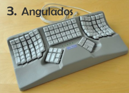 Estos teclados intentan ajustarse al contorno natural de las manos y antebrazos, para lo cual experimentan no solo con la forma, sino también con la curvatura de la superficie del teclado.