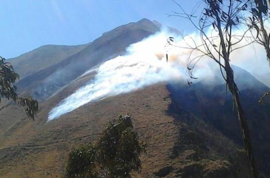 Incendio afecta más de 10 hectáreas en distrito de Machu Picchu