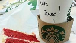 "Fuera Temer", el nombre con que piden café en Starbucks Brasil