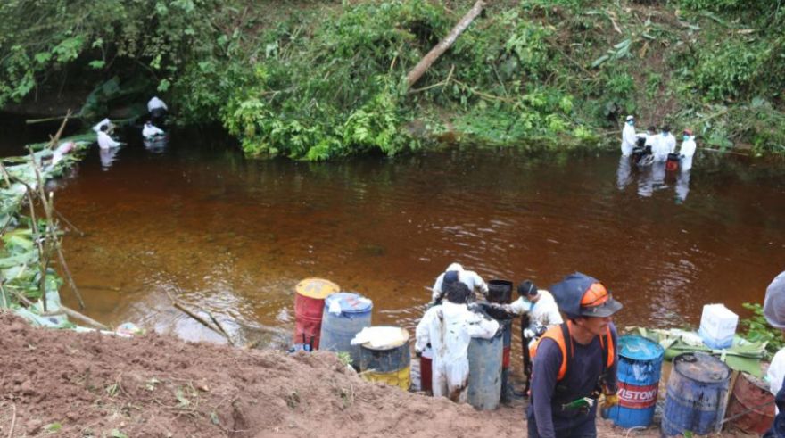 Amazonas: primeras fotos de nuevo derrame de crudo de PetroPerú