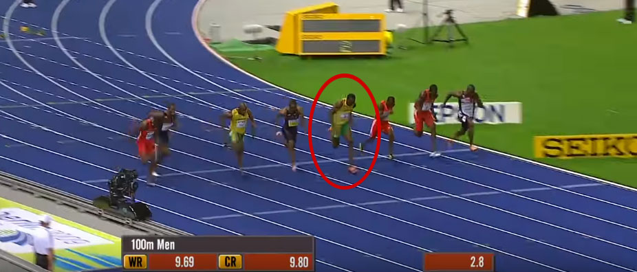 Usain Bolt tratará de reeditar en Río 2016 la brillante carrera de 100 metros planos de Berlín 2009.