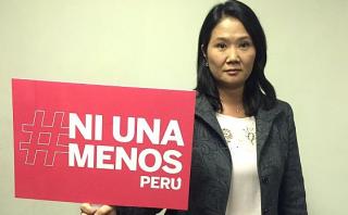 Keiko Fujimori en apoyo a #NiUnaMenos: "Esta lucha es de todas"