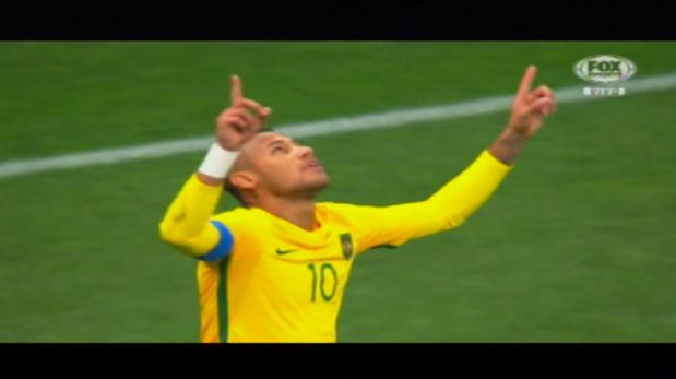 Río 2016: Neymar marcó así su primer gol con Brasil 