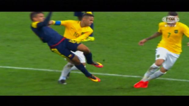 Brasil: Neymar provocó este conato de bronca ante Colombia
