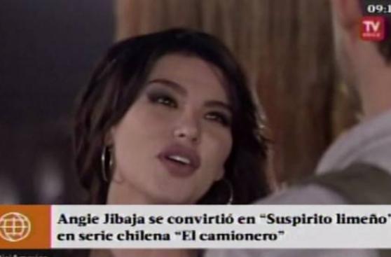 Angie Jibaja sorprende en TV chilena con serie "El camionero"