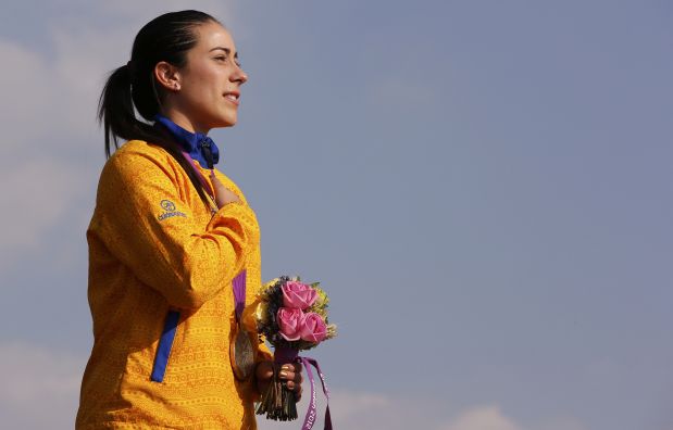 Mariana Pajón lista para hacer su debut en los Juegos Río 2016. (Foto: El Tiempo de Colombia)