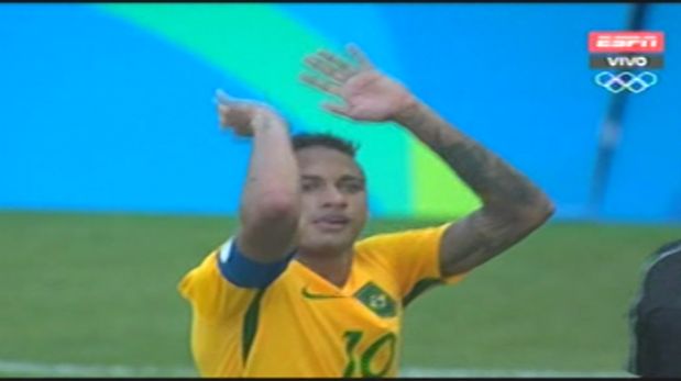 Neymar cerró goleada de Brasil en Río 2016 y celebró de manera peculiar 