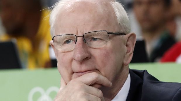 Patrick Hickey, presidente del comité olímpico irlandés, de la asociación de comités olímpicos europeos y miembro del COI. (AFP)