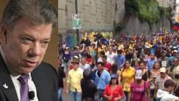 Santos denuncia que venezolanos invaden terrenos en Colombia