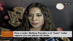 Melissa Paredes: "No se cancelará mi boda por Bruno Agostini"