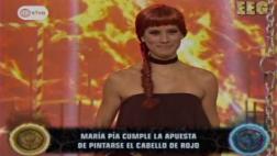 "Esto es guerra": María Pía Copello cumplió radical apuesta