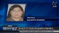Mujer grave tras ser golpeada con un martillo por su pareja