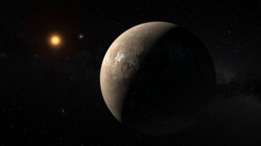 Próxima b se encuentra más cerca de su estrella que Mercurio del Sol, pero ya que Próxima Centauri tiene una radiación más baja, recrea la temperatura terrestre. (Foto: ESO/M. KORNMESSER)