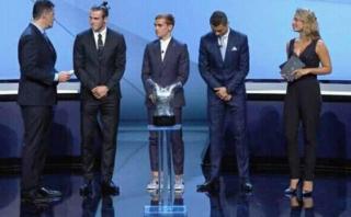 Cristiano Ronaldo también se sorprendió con 'look' de Griezmann