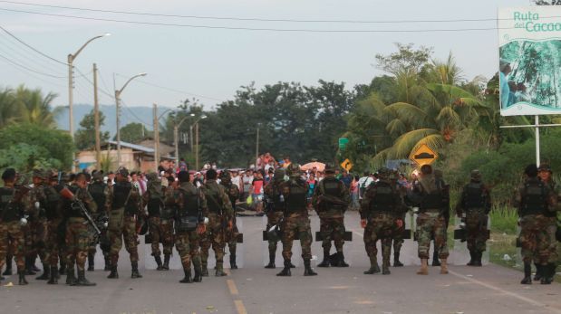 Juanjuí: enfrentamiento entre PNP y pobladores previo a diálogo ... - El Comercio