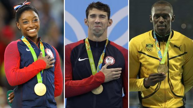 ¿Qué hacen Simone Biles, Michael Phelps y Usain Bolt tras Río 2016?