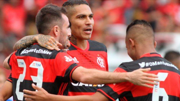 Con Paolo Guerrero: Flamengo ganó 3-1 a Chapecoense por el Brasileirao