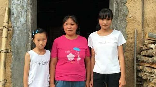 Wang Caifeng quiere que sus hijas se queden en el pueblo. (Foto: BBC)