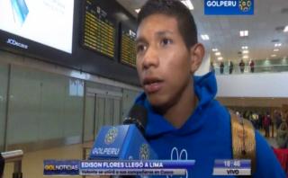 Selección: Edison Flores llegó para unirse a la blanquirroja
