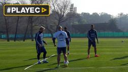 Lionel Messi trabajó a doble turno con selección en Argentina