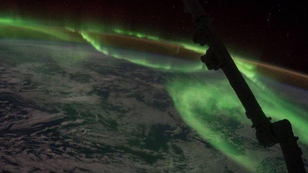 NASA: así se ve una aurora austral desde el espacio 